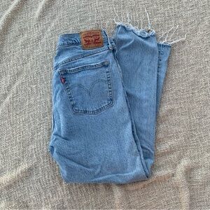 Levi's 501 Light Blue Denim Jeans